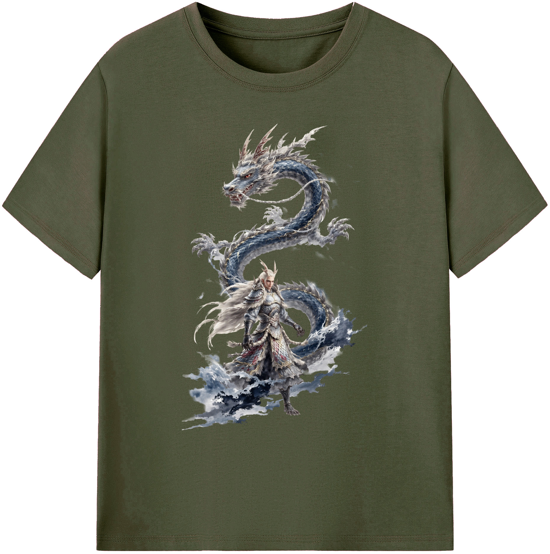 （画像用） Ne Zha 2 ナタ 魔童の大暴れ 綿100％ メンズ半袖Tシャツ｜肌触りやわらか＆通気性